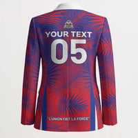 Custom Les Grenadiers Haiti Football Blazer Tropical Vibes - Wonder Print Shop