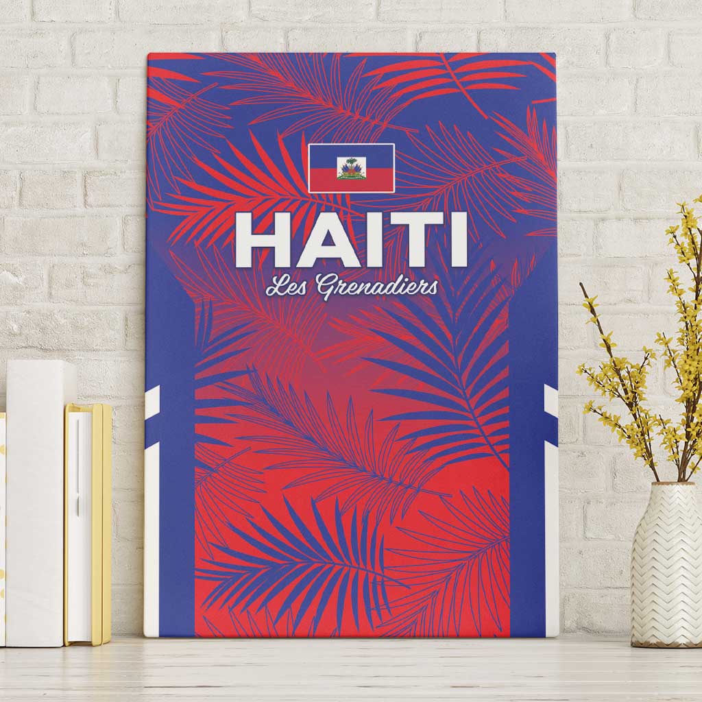 Les Grenadiers Haiti Football Canvas Wall Art Tropical Vibes - Wonder Print Shop