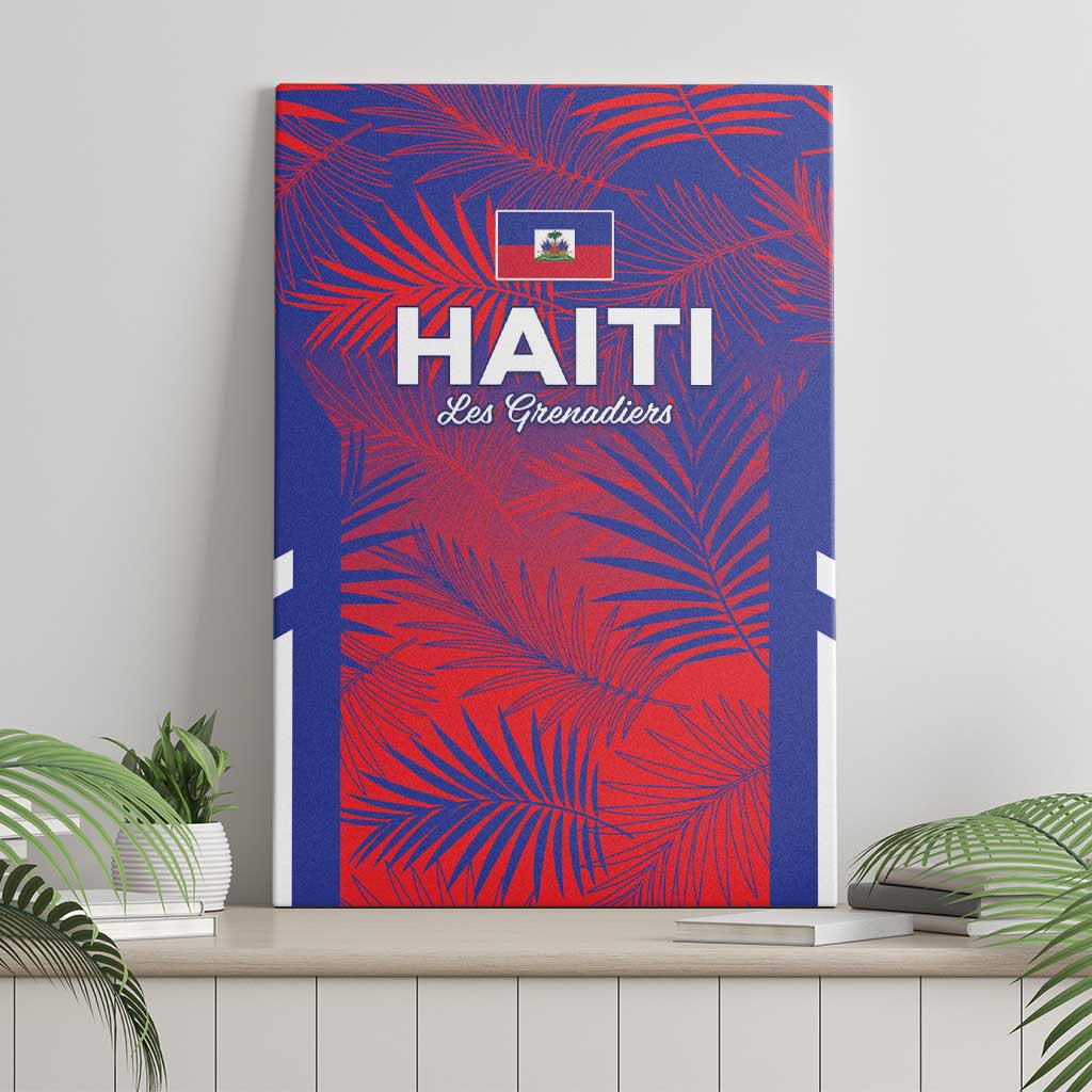 Les Grenadiers Haiti Football Canvas Wall Art Tropical Vibes - Wonder Print Shop