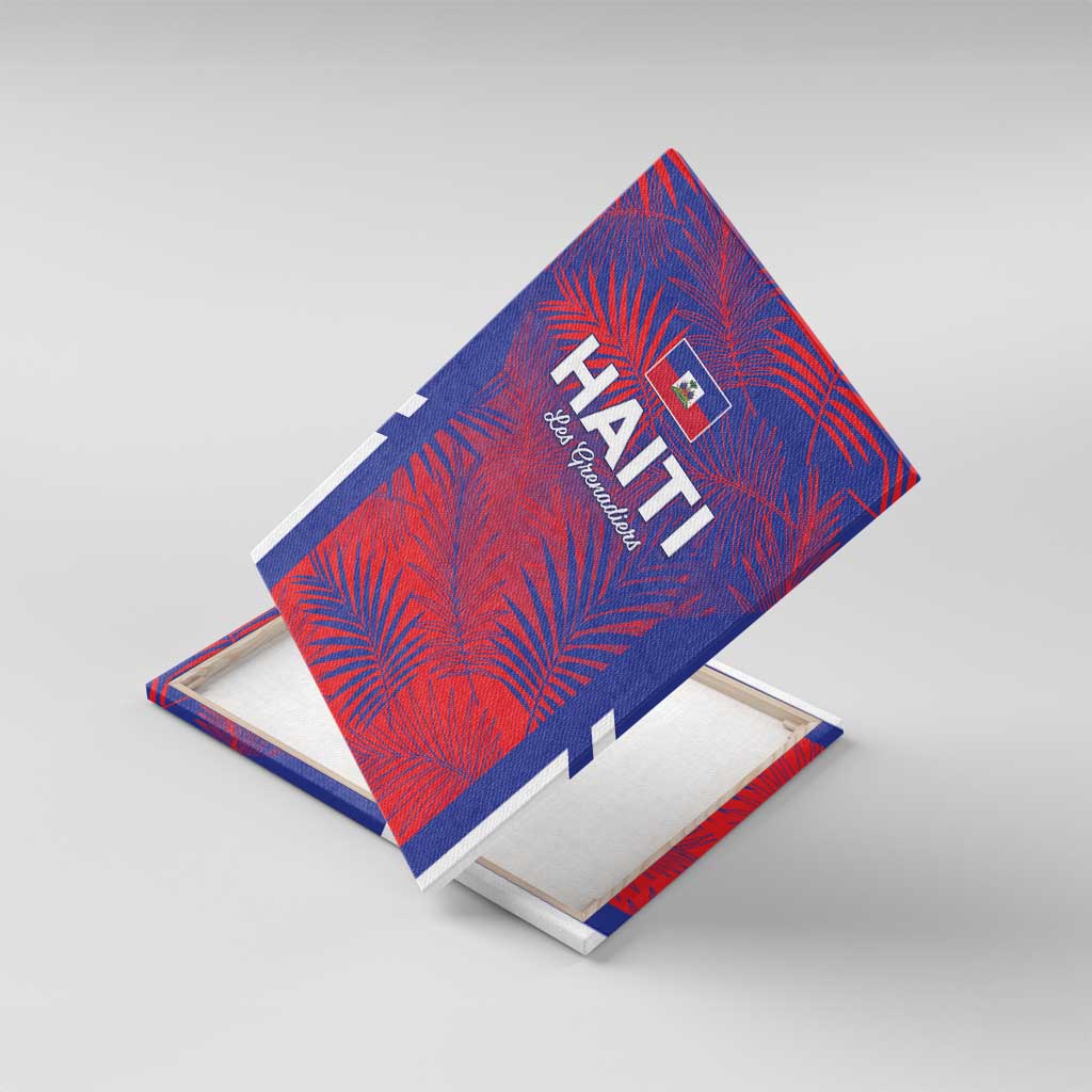 Les Grenadiers Haiti Football Canvas Wall Art Tropical Vibes - Wonder Print Shop