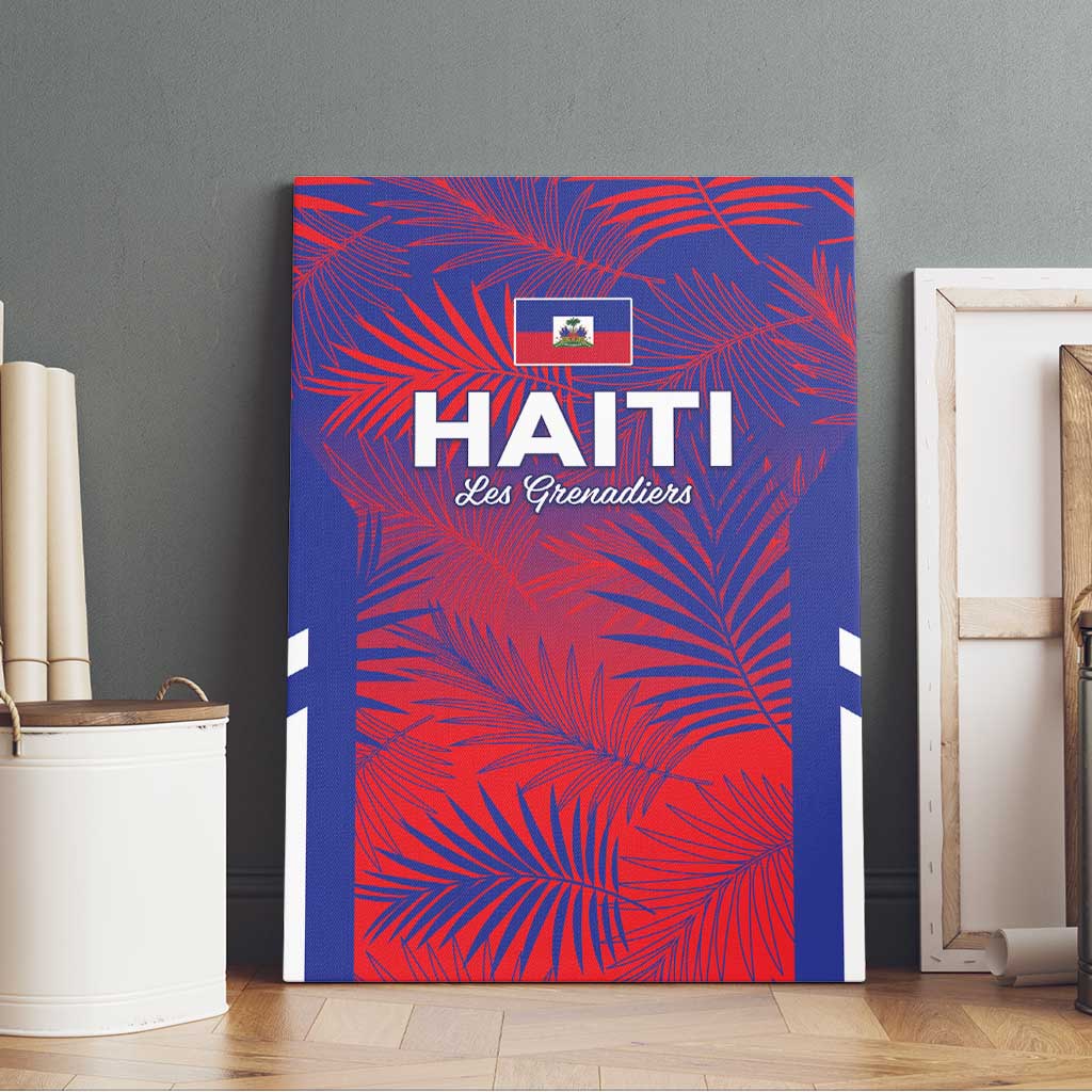 Les Grenadiers Haiti Football Canvas Wall Art Tropical Vibes - Wonder Print Shop