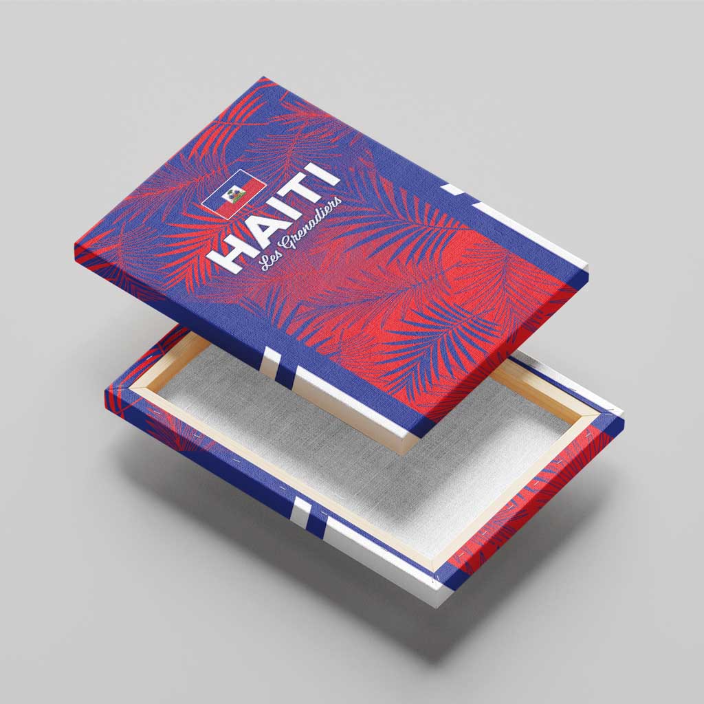 Les Grenadiers Haiti Football Canvas Wall Art Tropical Vibes - Wonder Print Shop