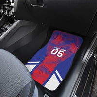 Custom Les Grenadiers Haiti Football Car Mats Tropical Vibes - Wonder Print Shop