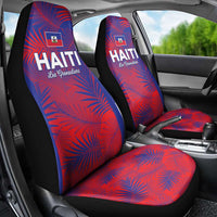 Les Grenadiers Haiti Football Car Seat Cover Tropical Vibes - Wonder Print Shop