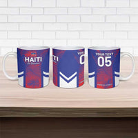 Custom Les Grenadiers Haiti Football Ceramic Mug Tropical Vibes - Wonder Print Shop