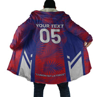 Custom Les Grenadiers Haiti Football Cloak Tropical Vibes - Wonder Print Shop