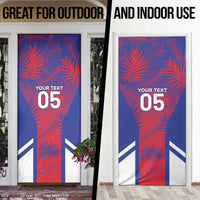 Custom Les Grenadiers Haiti Football Door Cover Tropical Vibes - Wonder Print Shop