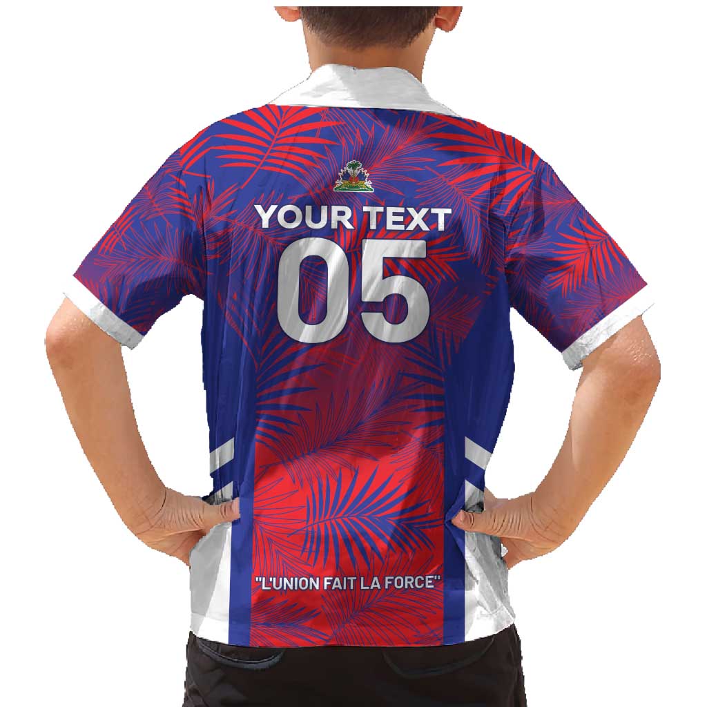 Custom Les Grenadiers Haiti Football Family Matching Mermaid Dress and Hawaiian Shirt Tropical Vibes - Wonder Print Shop