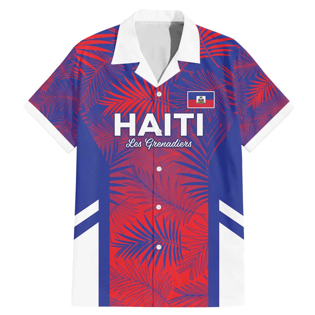 Custom Les Grenadiers Haiti Football Family Matching Mermaid Dress and Hawaiian Shirt Tropical Vibes - Wonder Print Shop