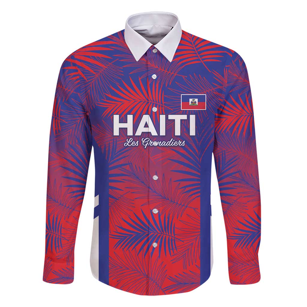 Custom Les Grenadiers Haiti Football Family Matching Mermaid Dress and Hawaiian Shirt Tropical Vibes - Wonder Print Shop