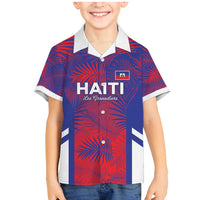 Custom Les Grenadiers Haiti Football Family Matching Mermaid Dress and Hawaiian Shirt Tropical Vibes - Wonder Print Shop
