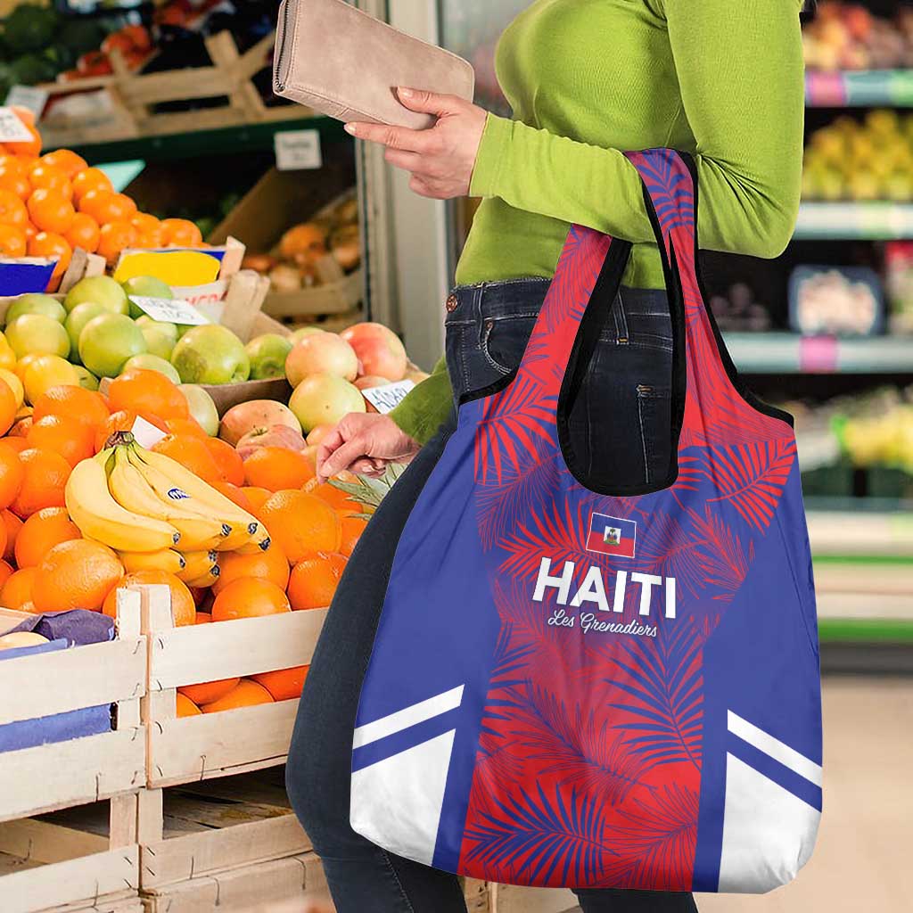 Les Grenadiers Haiti Football Grocery Bag Tropical Vibes - Wonder Print Shop