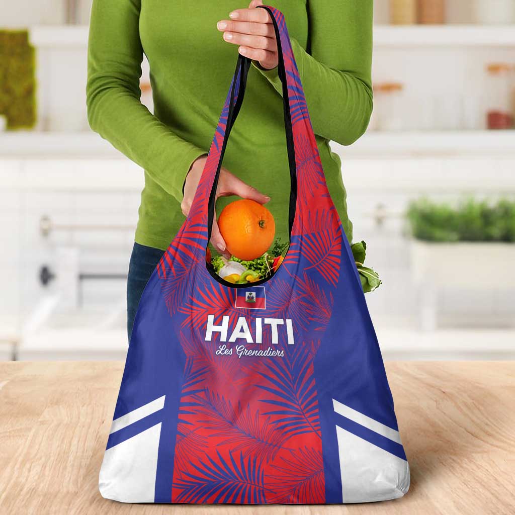 Les Grenadiers Haiti Football Grocery Bag Tropical Vibes - Wonder Print Shop