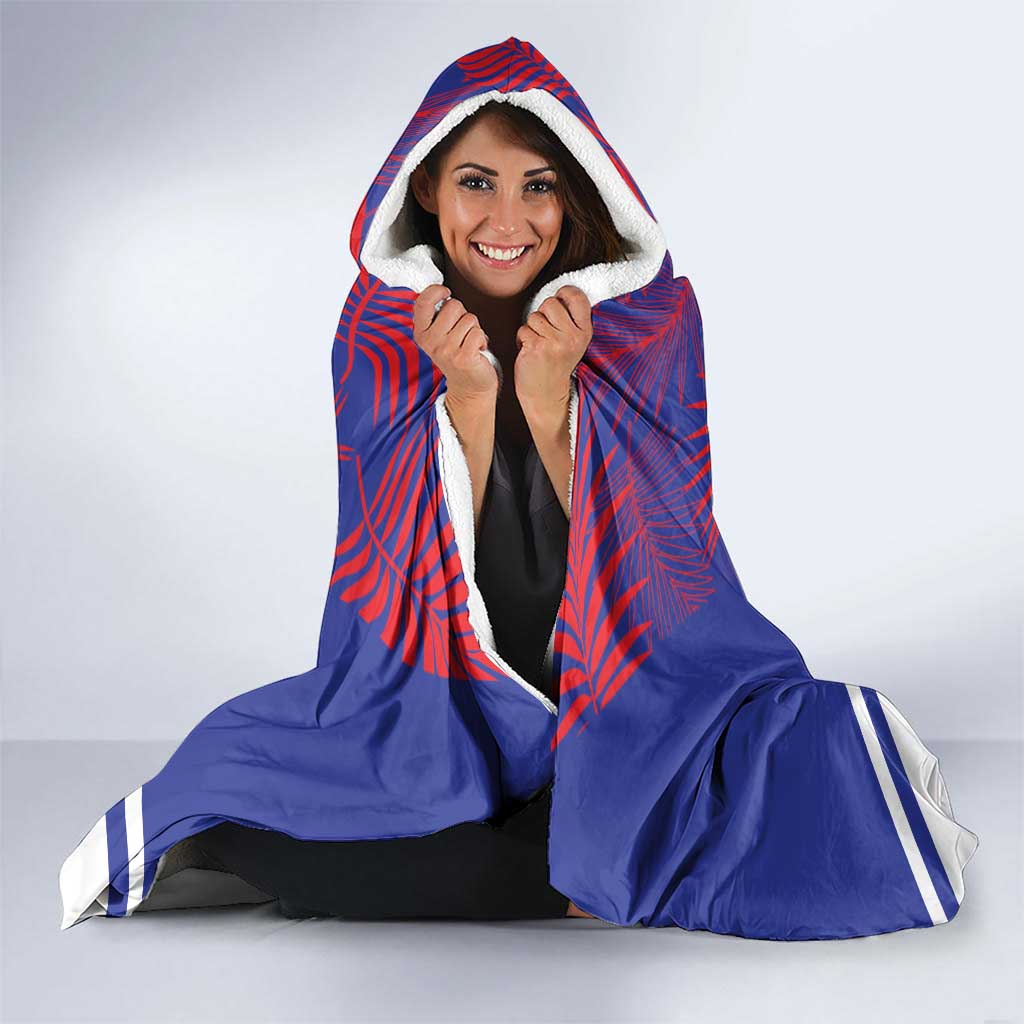 Les Grenadiers Haiti Football Hooded Blanket Tropical Vibes - Wonder Print Shop