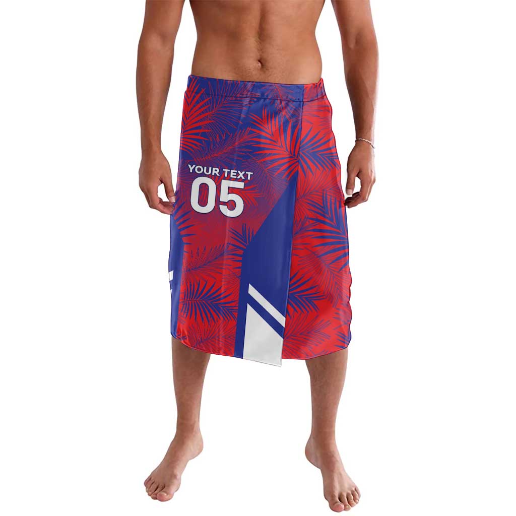 Custom Les Grenadiers Haiti Football Lavalava Tropical Vibes - Wonder Print Shop