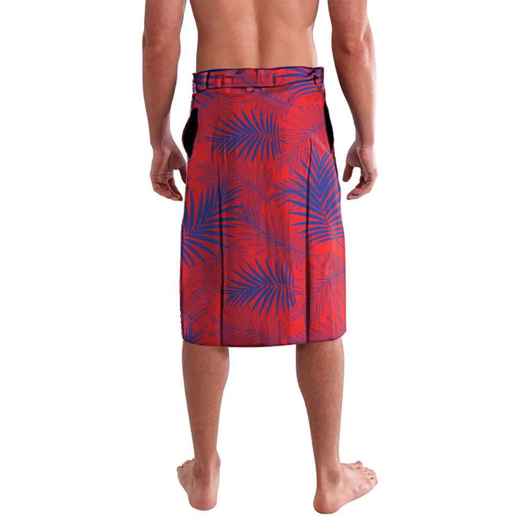 Custom Les Grenadiers Haiti Football Lavalava Tropical Vibes - Wonder Print Shop