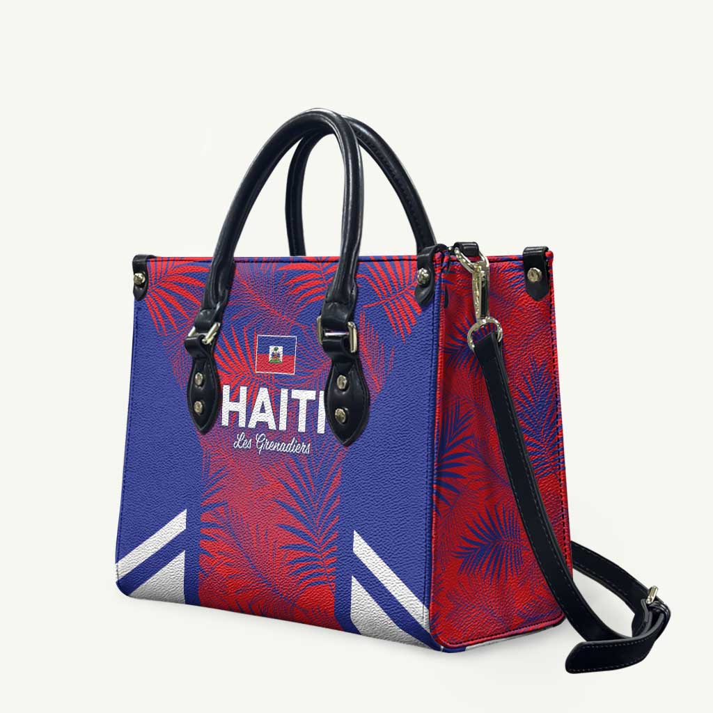 Les Grenadiers Haiti Football Leather Bag Tropical Vibes - Wonder Print Shop