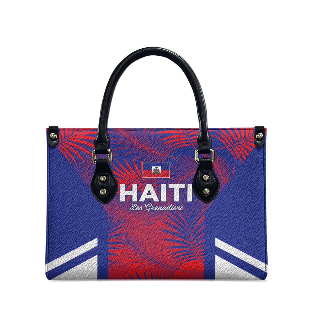 Les Grenadiers Haiti Football Leather Bag Tropical Vibes - Wonder Print Shop