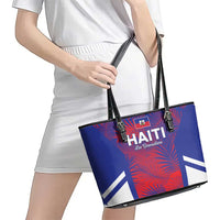 Les Grenadiers Haiti Football Leather Tote Bag Tropical Vibes - Wonder Print Shop