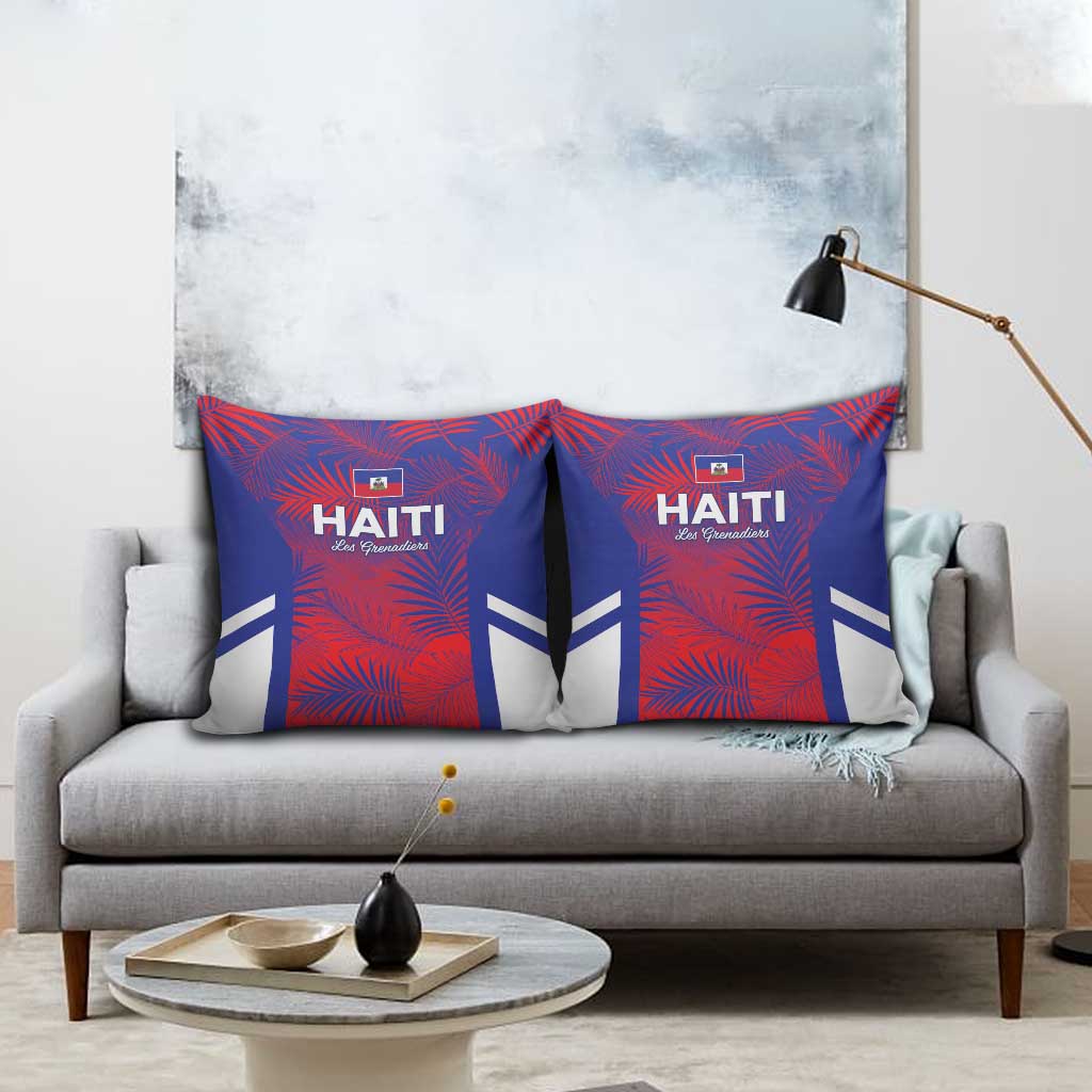 Les Grenadiers Haiti Football Pillow Cover Tropical Vibes - Wonder Print Shop