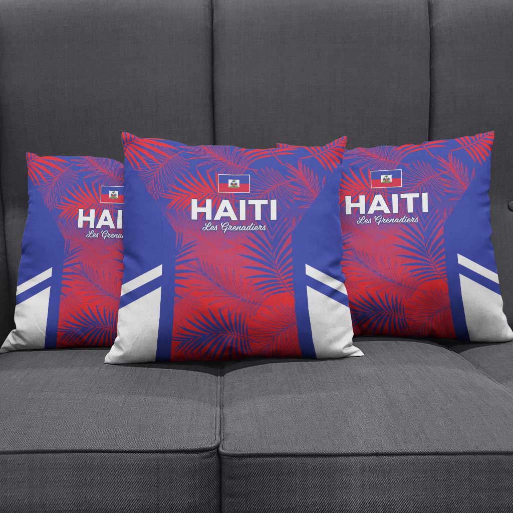 Les Grenadiers Haiti Football Pillow Cover Tropical Vibes - Wonder Print Shop
