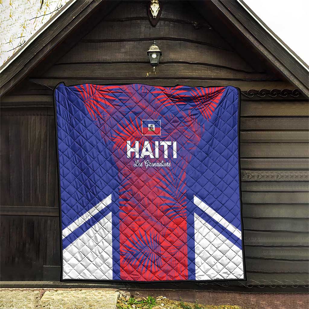 Les Grenadiers Haiti Football Quilt Tropical Vibes - Wonder Print Shop