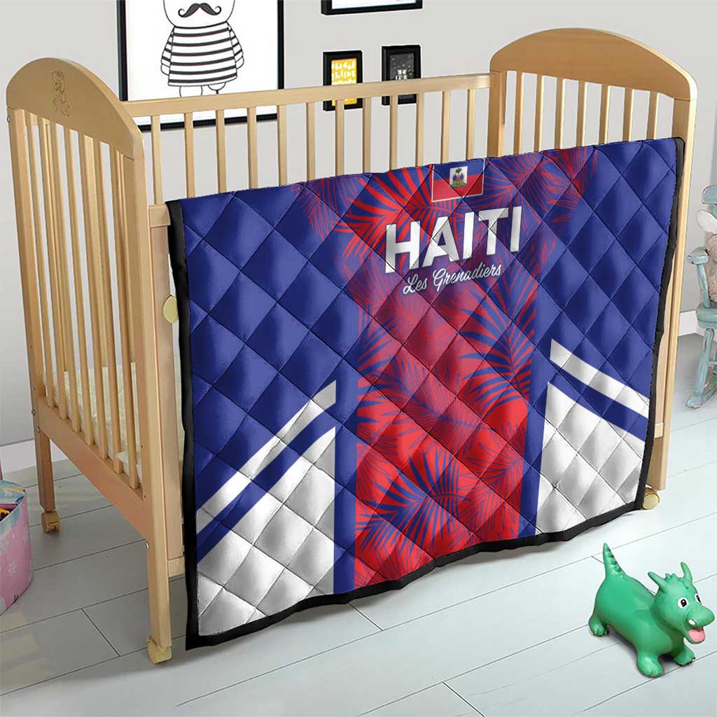 Les Grenadiers Haiti Football Quilt Tropical Vibes - Wonder Print Shop