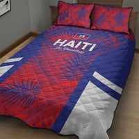Les Grenadiers Haiti Football Quilt Bed Set Tropical Vibes - Wonder Print Shop