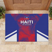 Les Grenadiers Haiti Football Rubber Doormat Tropical Vibes - Wonder Print Shop