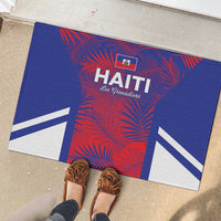 Les Grenadiers Haiti Football Rubber Doormat Tropical Vibes - Wonder Print Shop