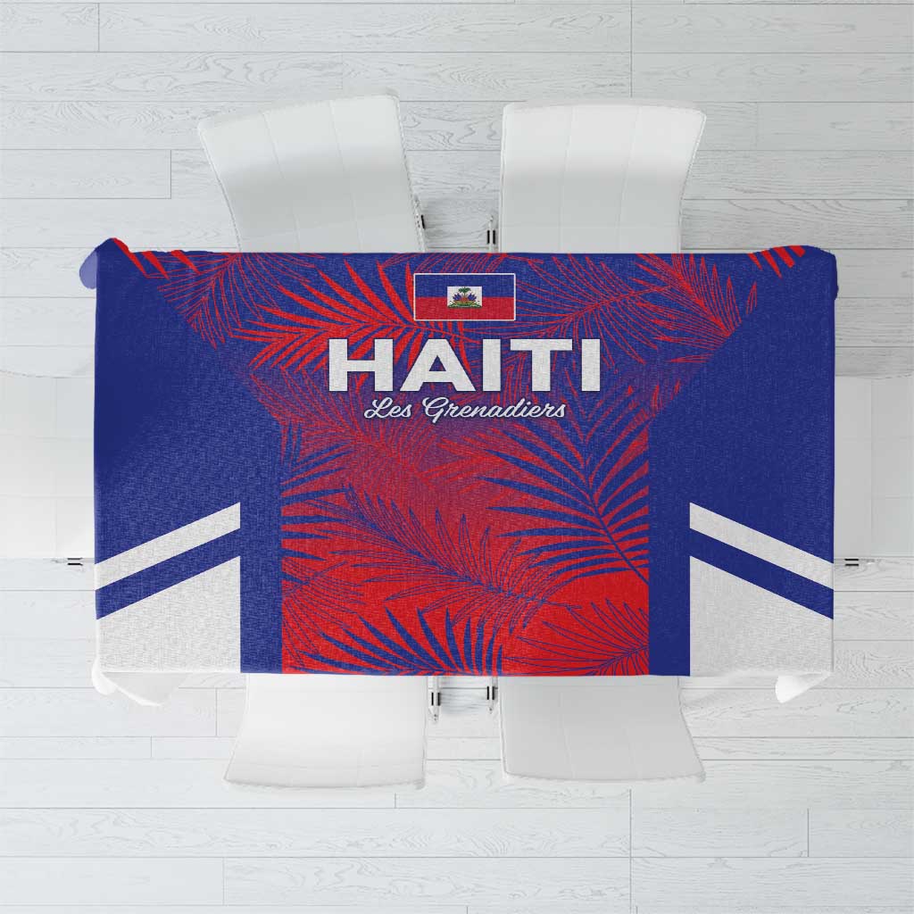 Les Grenadiers Haiti Football Tablecloth Tropical Vibes - Wonder Print Shop