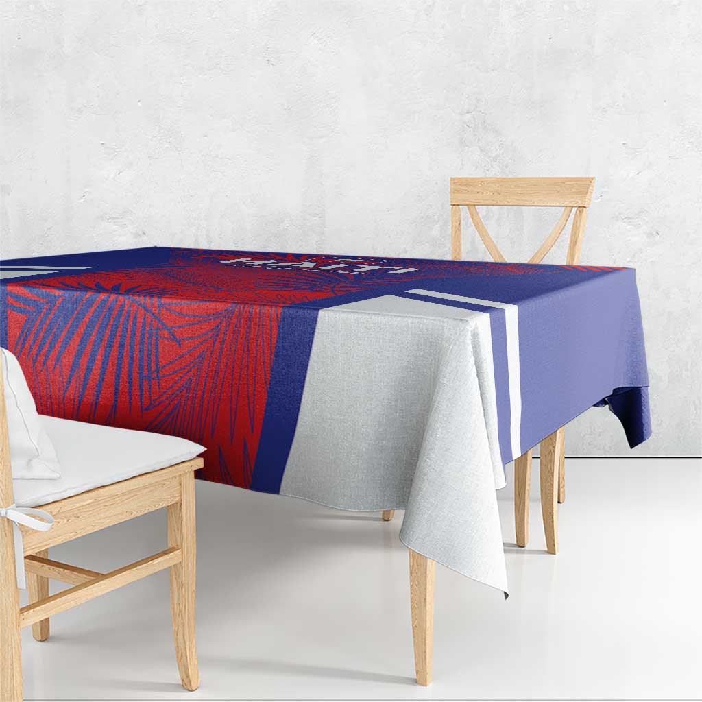 Les Grenadiers Haiti Football Tablecloth Tropical Vibes - Wonder Print Shop