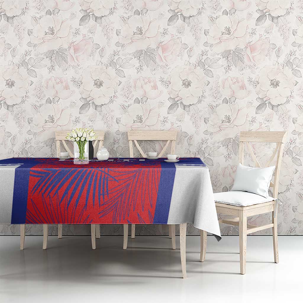 Les Grenadiers Haiti Football Tablecloth Tropical Vibes - Wonder Print Shop