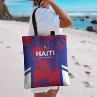 Les Grenadiers Haiti Football Tote Bag Tropical Vibes - Wonder Print Shop