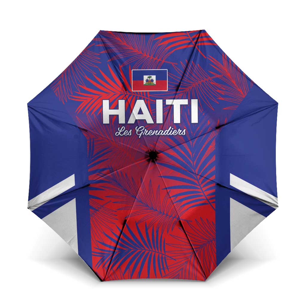 Les Grenadiers Haiti Football Umbrella Tropical Vibes - Wonder Print Shop