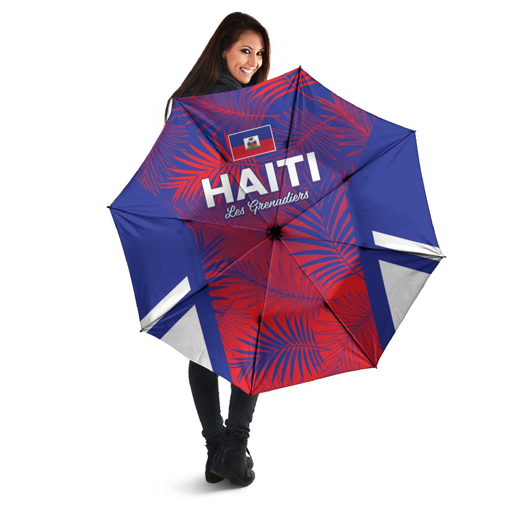 Les Grenadiers Haiti Football Umbrella Tropical Vibes - Wonder Print Shop