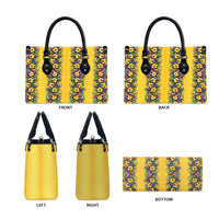 Aloha Hawaii Mardi Gras Leather Bag Gold Style