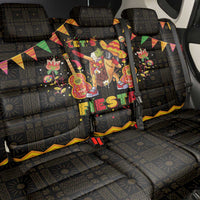 Mexico Cinco De Mayo Back Car Seat Cover Let's Fiesta Dabbing Taco