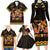 Mexico Cinco De Mayo Family Matching Long Sleeve Bodycon Dress and Hawaiian Shirt Let's Fiesta Dabbing Taco