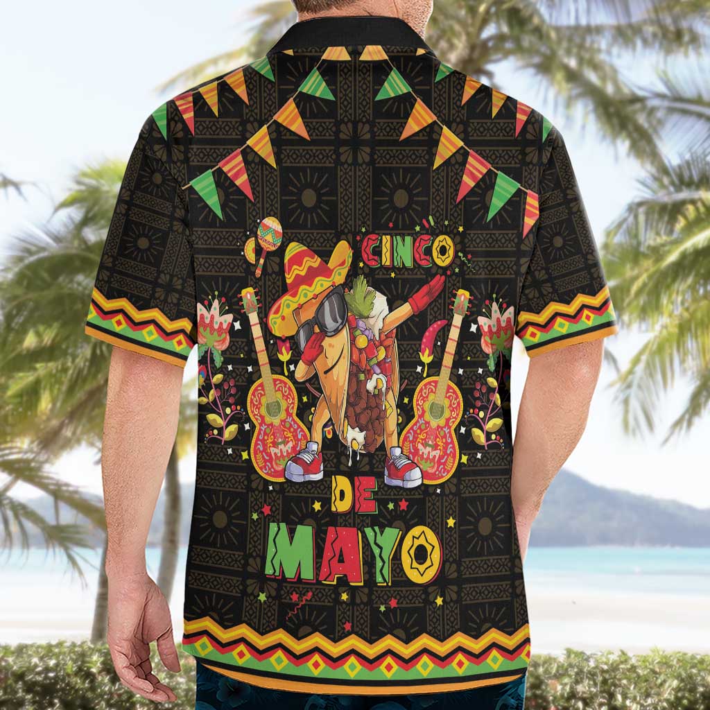 Mexico Cinco De Mayo Hawaiian Shirt Let's Fiesta Dabbing Taco