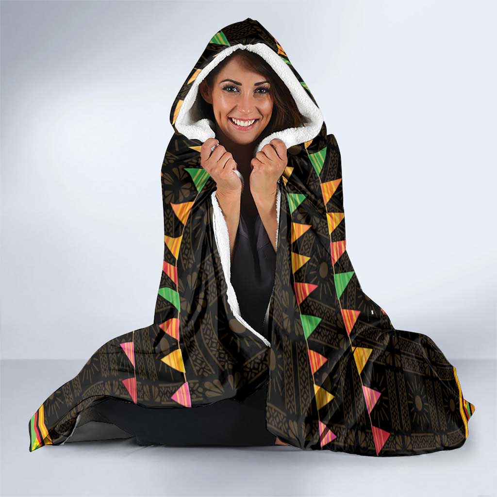 Mexico Cinco De Mayo Hooded Blanket Let's Fiesta Dabbing Taco