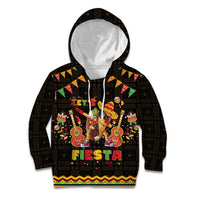 Mexico Cinco De Mayo Kid Hoodie Let's Fiesta Dabbing Taco