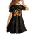 Mexico Cinco De Mayo Kid Short Sleeve Dress Let's Fiesta Dabbing Taco