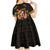 Mexico Cinco De Mayo Kid Short Sleeve Dress Let's Fiesta Dabbing Taco