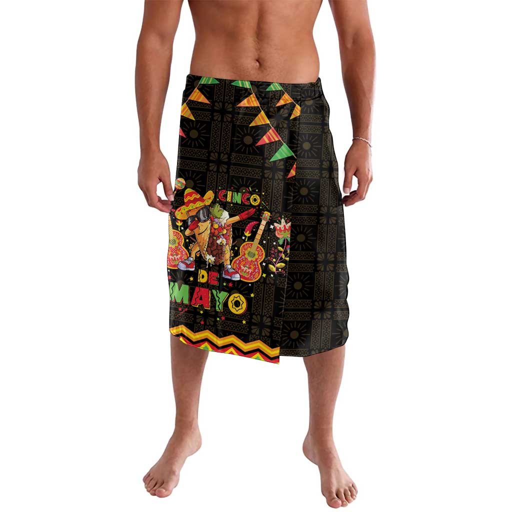 Mexico Cinco De Mayo Lavalava Let's Fiesta Dabbing Taco