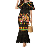 Mexico Cinco De Mayo Mermaid Dress Let's Fiesta Dabbing Taco