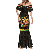 Mexico Cinco De Mayo Mermaid Dress Let's Fiesta Dabbing Taco