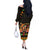 Mexico Cinco De Mayo Off The Shoulder Long Sleeve Dress Let's Fiesta Dabbing Taco