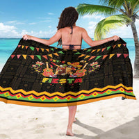Mexico Cinco De Mayo Sarong Let's Fiesta Dabbing Taco