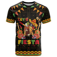 Mexico Cinco De Mayo T Shirt Let's Fiesta Dabbing Taco